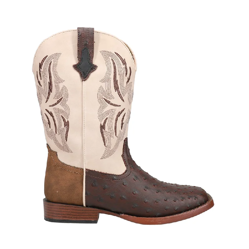 Dalton Square Toe Cowboy Boots (Big Kid)