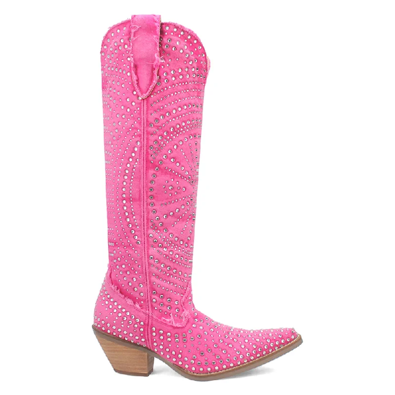 Honkytonk Honey Rhinestone Snip Toe Cowboy Boots