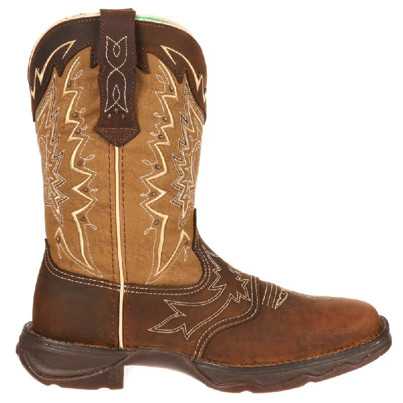 Lady Graphic Square Toe Cowboy Boots