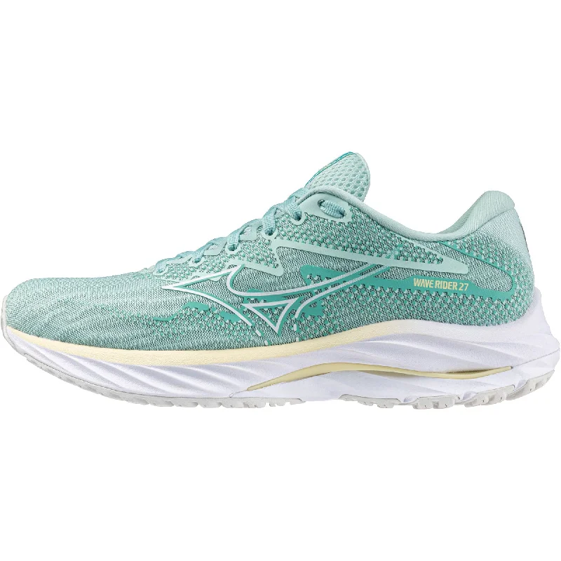 Mizuno Wave Rider 27 Womens Running Shoes - Green