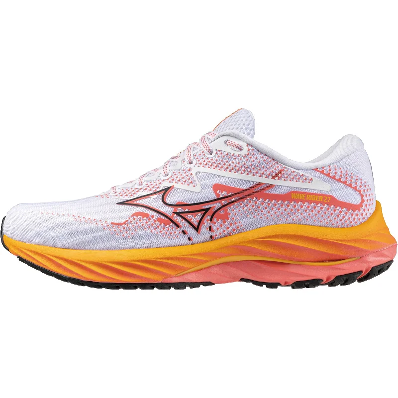 Mizuno Wave Rider 27 Womens Running Shoes - White