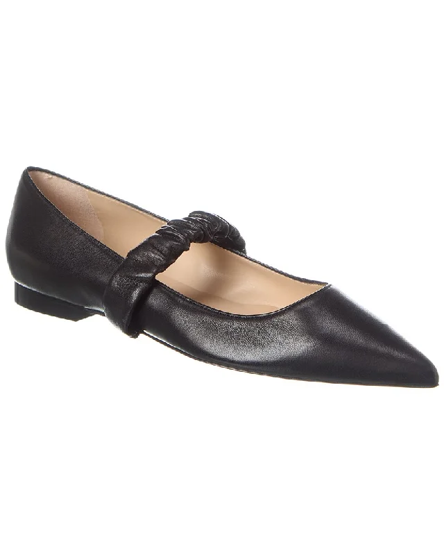 Stuart Weitzman Maxine Leather Ballet Flat