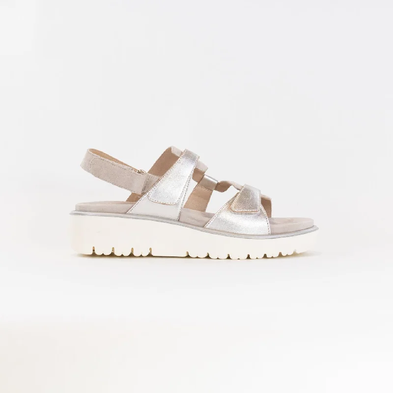 Ara Bayview Sandal (Women's) - Platinum/Sand