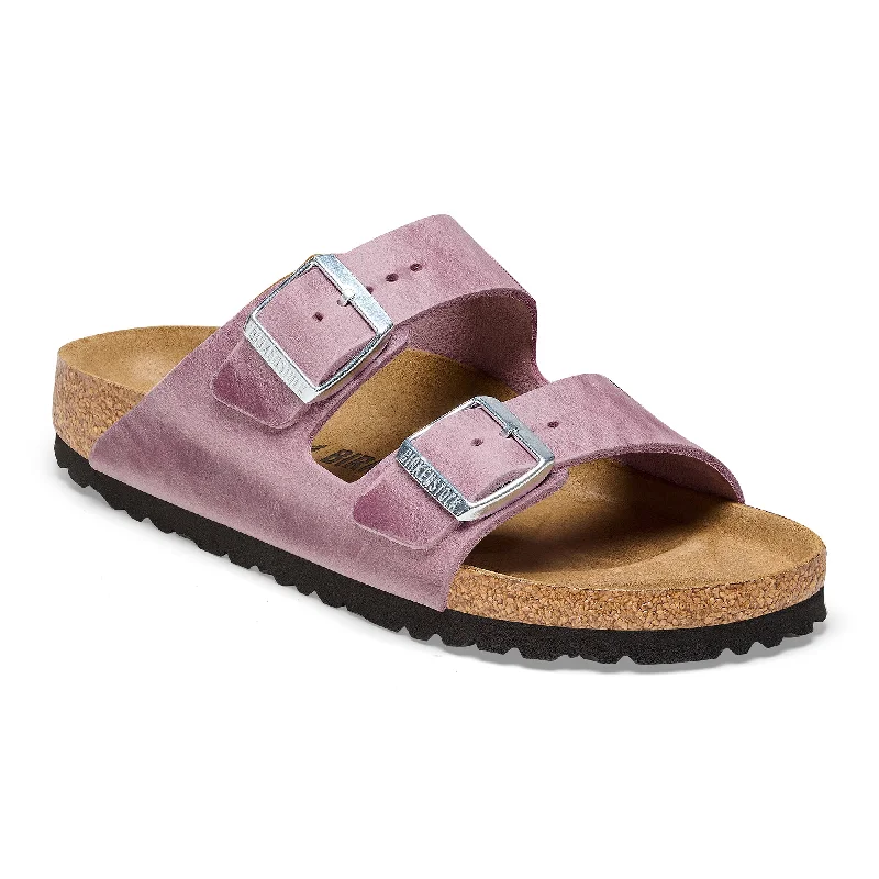 Birkenstock Arizona lavender oiled leather