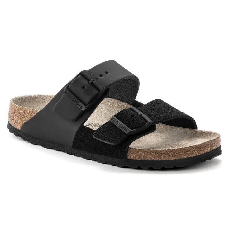 Birkenstock Arizona Split black leather/black suede