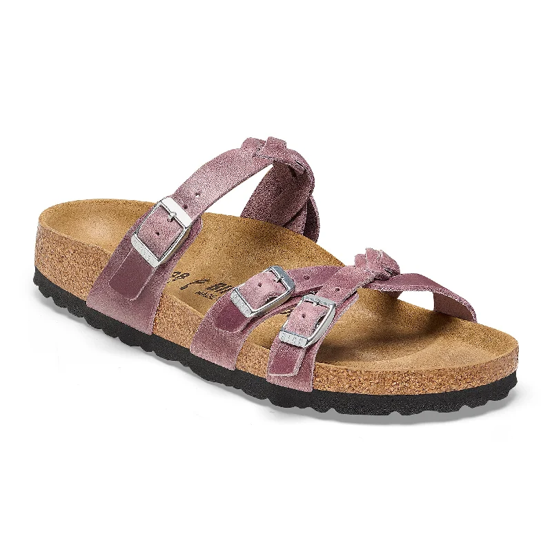 Birkenstock Franca Braid lavender oiled leather