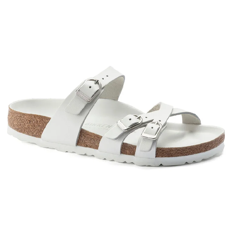 Birkenstock Franca Hex white leather