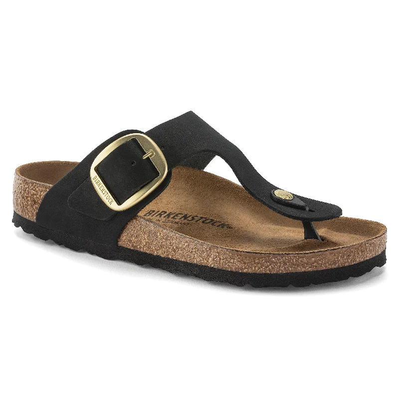 Birkenstock Gizeh Big Buckle black nubuck