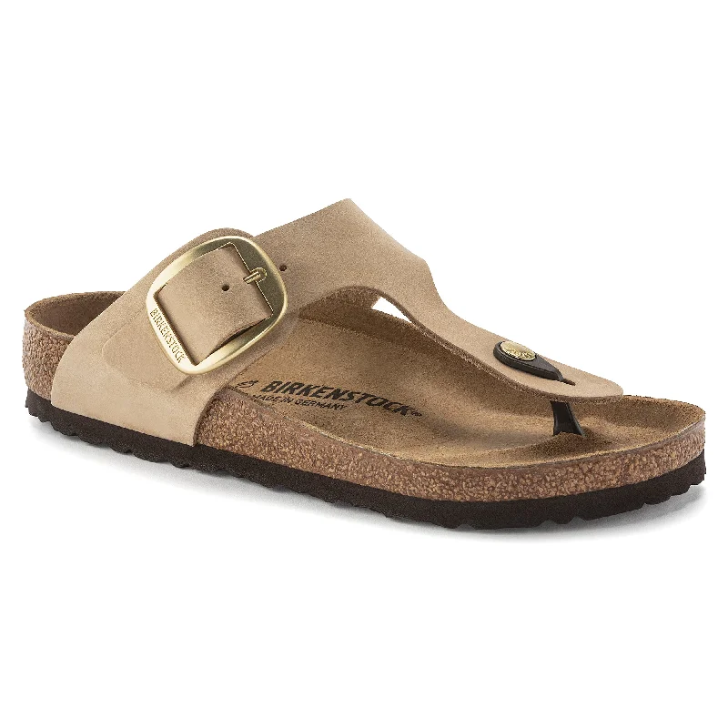 Birkenstock Gizeh Big Buckle sandcastle nubuck