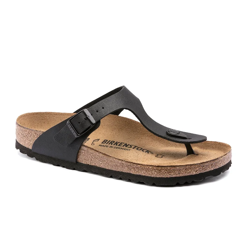 Birkenstock Gizeh Sandal (Women) - Black Birko-Flor