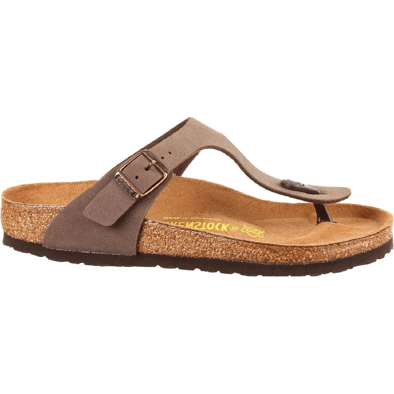 Women's Birkenstock Gizeh Tobacco Oiled Leather