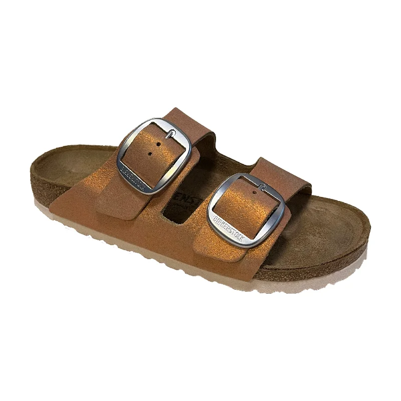 Birkenstock Arizona Big Buckle washed metallic copper suede