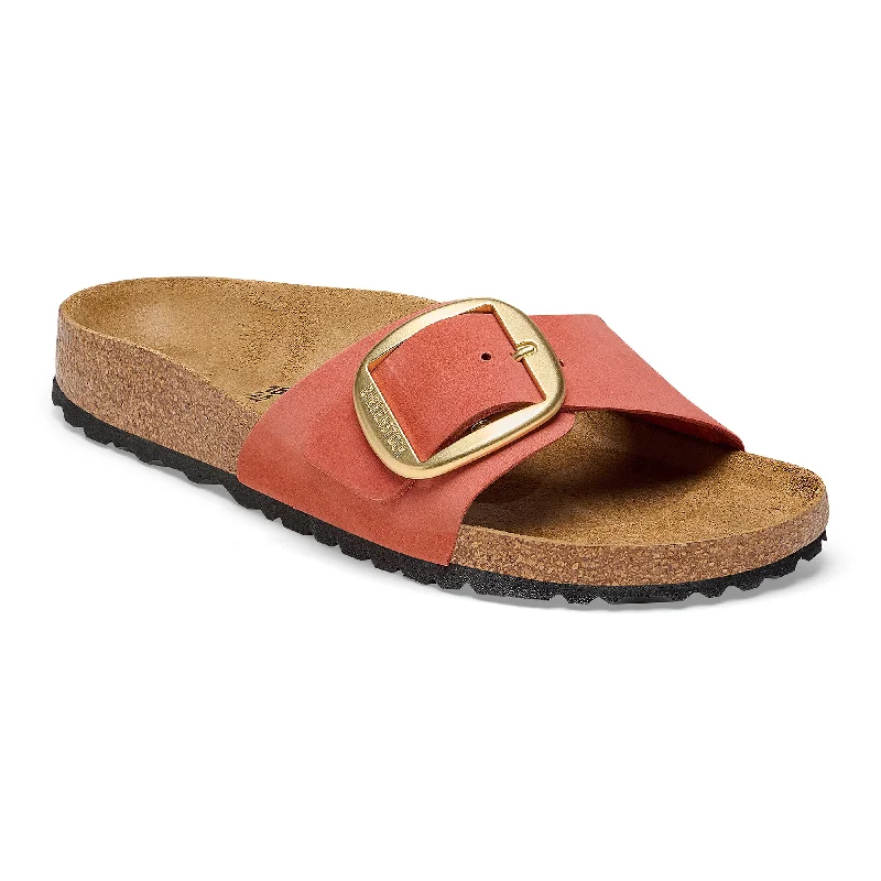 Birkenstock Madrid Big Buckle mars red nubuck