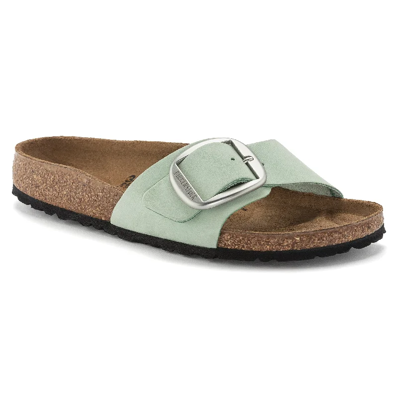 Birkenstock Madrid Big Buckle matcha nubuck