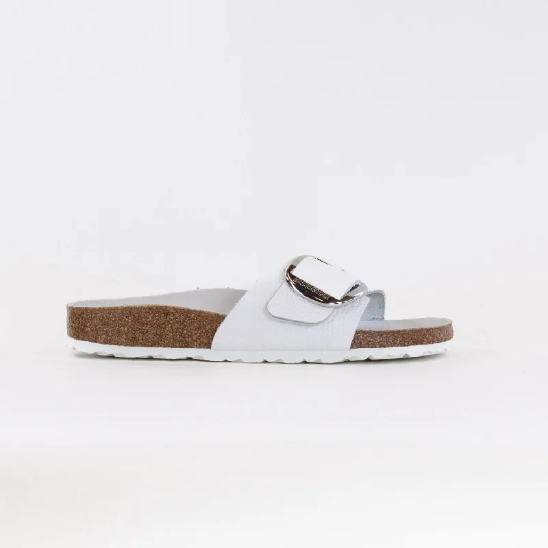 Birkenstock Madrid Big Buckle (Women's) - White Leather