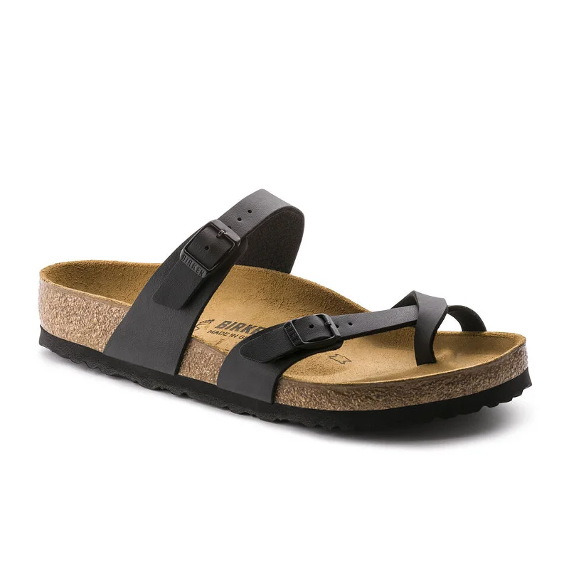 Birkenstock Mayari Sandal (Women) - Black Birko-Flor