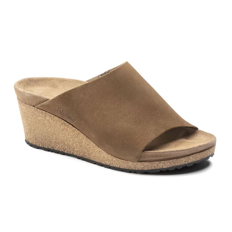 Birkenstock Namica Wedge Sandal (Women) - Tea Suede