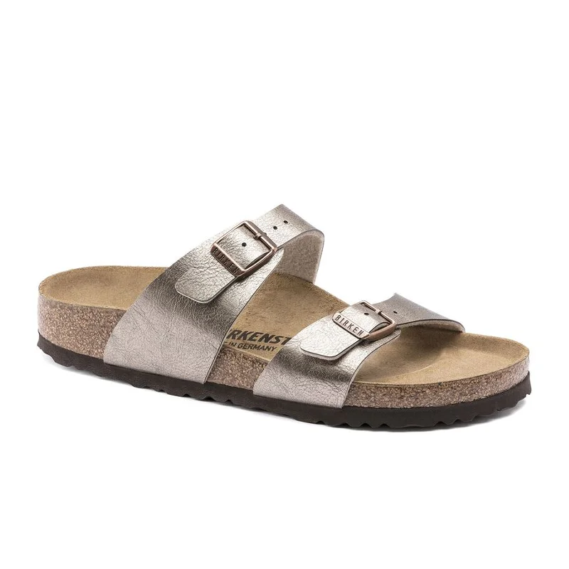 Birkenstock Sydney Slide Sandal (Women) - Graceful Taupe Birko-Flor