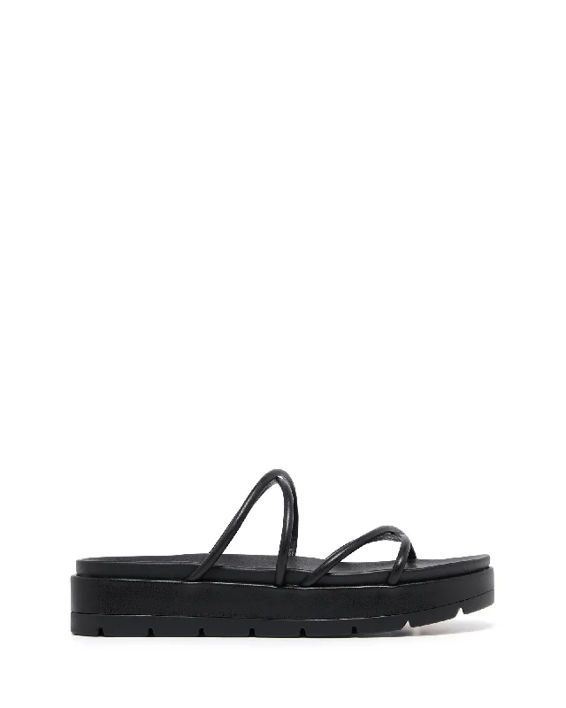 Lifft Sandal Black Smooth