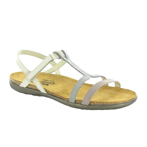 Naot Judith Backstrap Sandal (Women) - Stone/Light Gray/Beige Nubuck