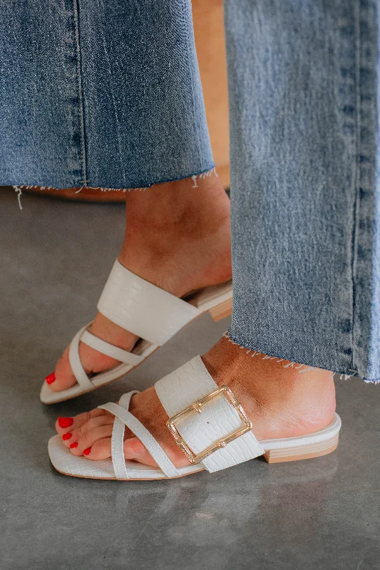 Out Of Office Sandals - Ivory