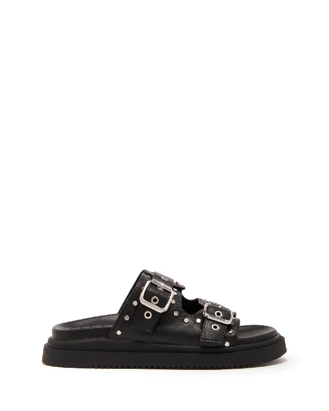 Playback Sandal Black Smooth