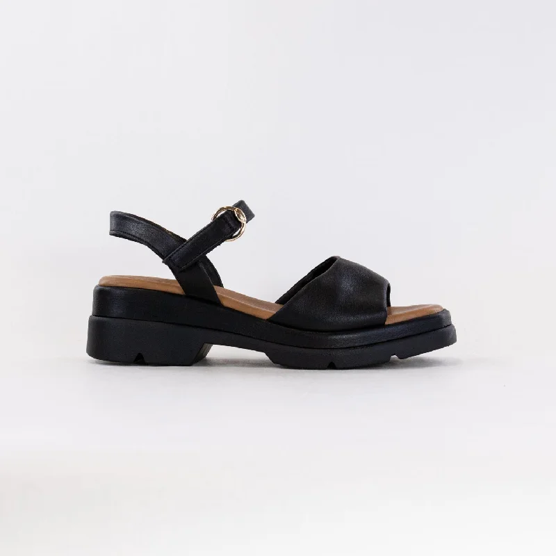 Spring Step Huntington (Women's) - Black Leather