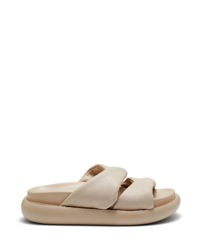 Vague Flatform Sandal Bone