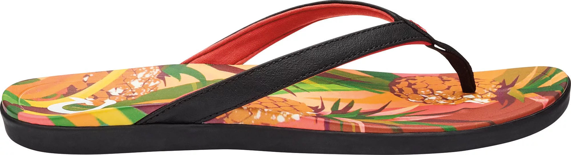 WOMEN'S OLUKAI HO'OPIO HAU | BLACK / PINEAPPLE