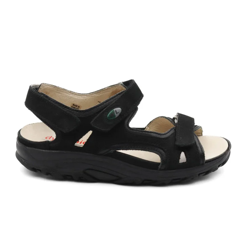 Waldlaufer Hanni 448002 Backstrap Sandal (Women) - Black