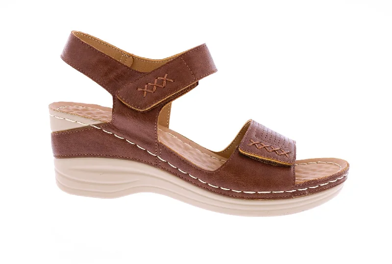 Women Double Velcro Sandal Wedge