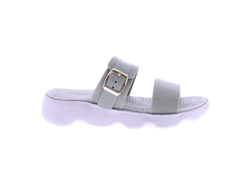 Women Embossed Slide