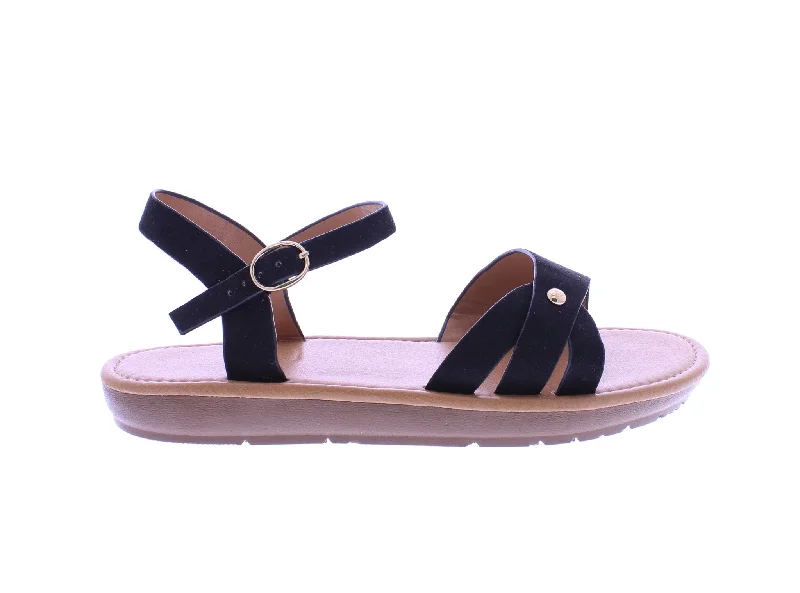 Women Sandal with Buckle Closure