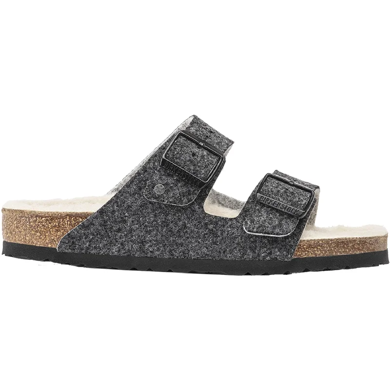 Women's Birkenstock Arizona Wool Anthracite