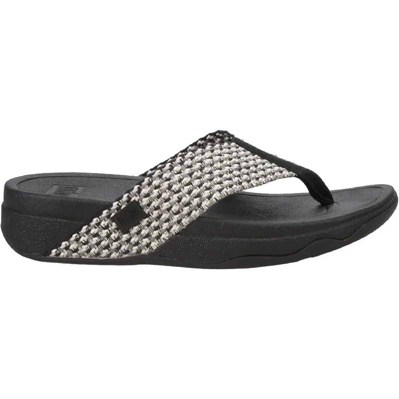 Women's FitFlop Surfa Black Multi Fabric