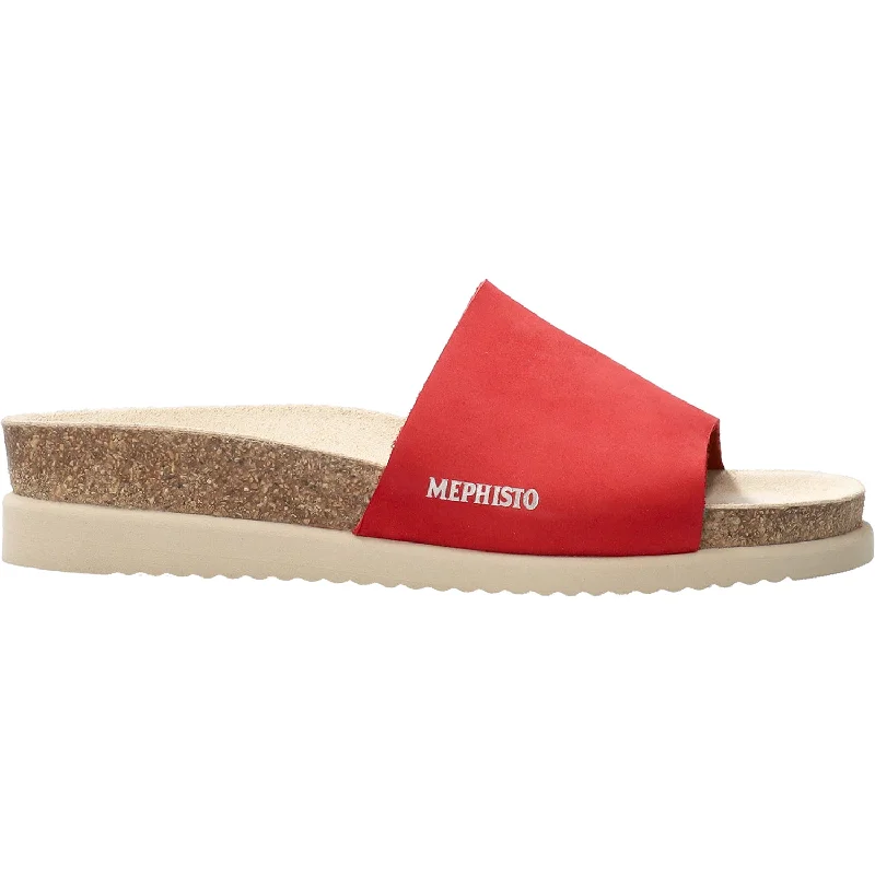 Women's Mephisto Hanik Red Nubuck