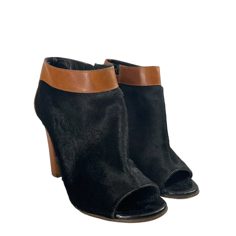 Chloe/Heels/EU 37/BLK/PONY HAIR TAN HEEL