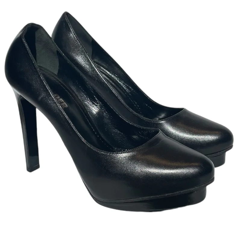 JIL SANDER/Heels/UK 4/Cowhide/BLK/U-Tip/Jill Sander Pump