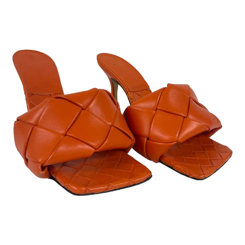 BOTTEGA VENETA/Heels/US 6.5/Leather/ORN/BOTTEGA WEAVED HEELS