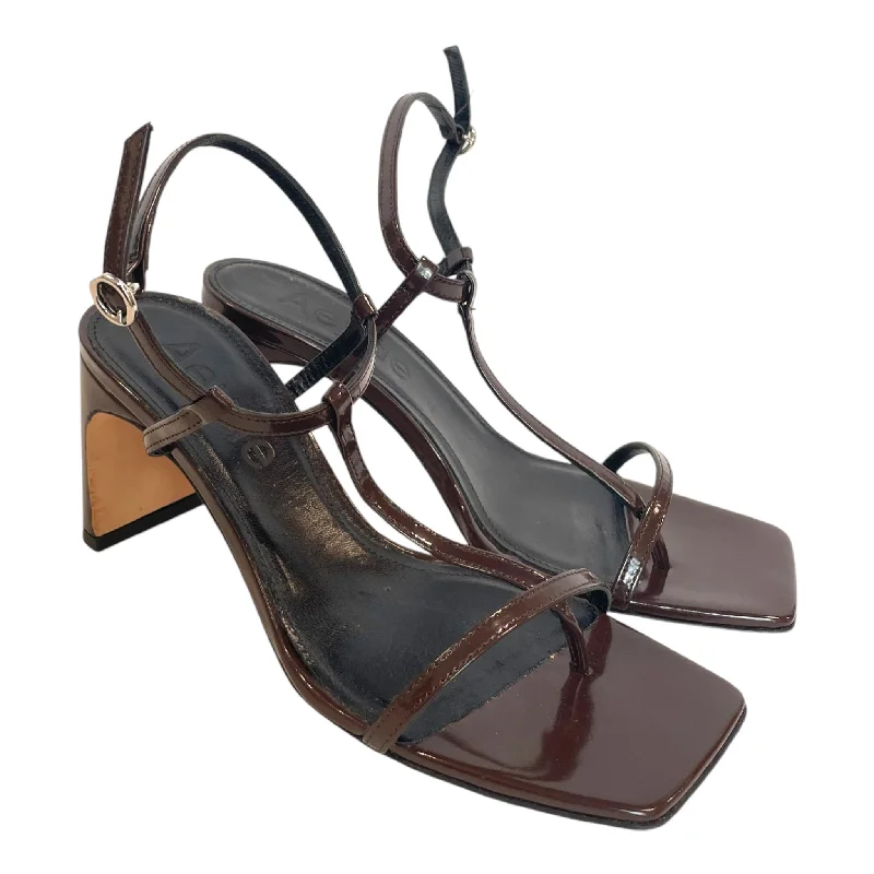 AEYDE/Heels/EU 37/Leather/BRW/CALF LEATHER BROWN