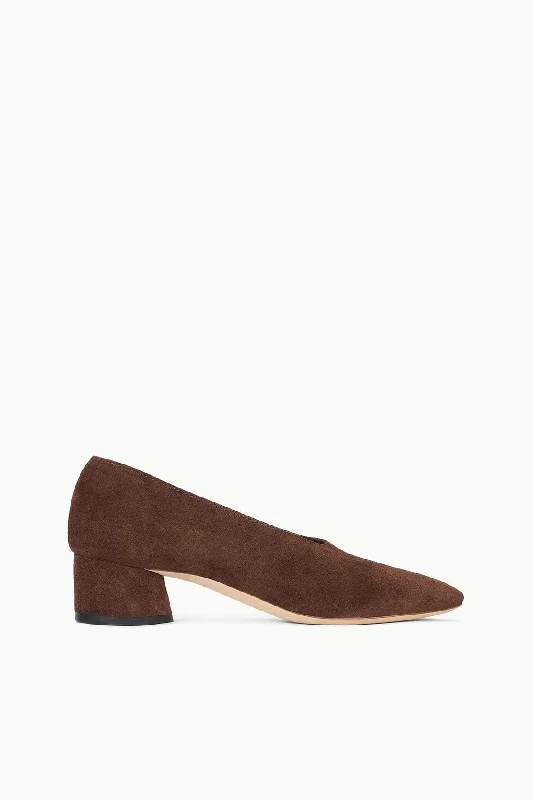 ALBA PUMP | MAHOGANY SUEDE