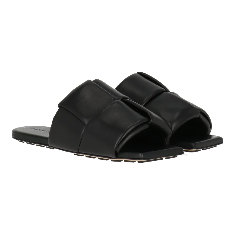 Bottega Veneta Womens Black Mule