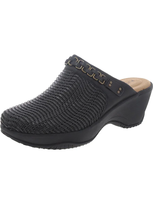 Chloe Womens Woven Clogs