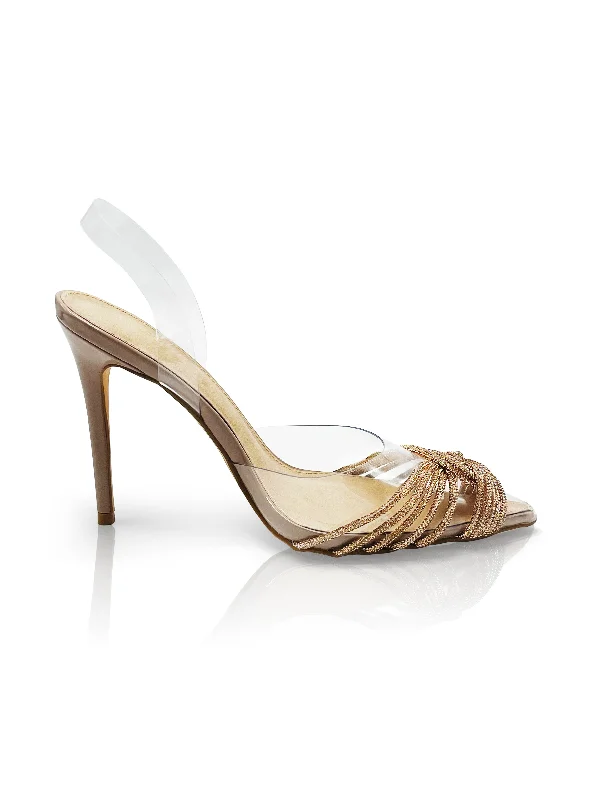 High Stepper- Nude Fashion Heel