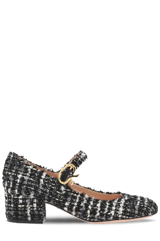 Mary Ribbon Boucle Heels