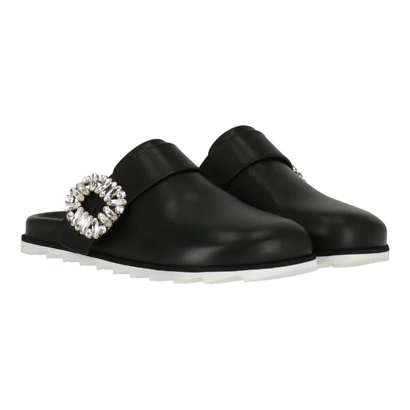 Roger Vivier Womens Black Mule