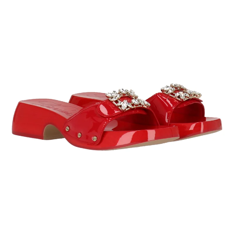 Roger Vivier Womens Red Mule