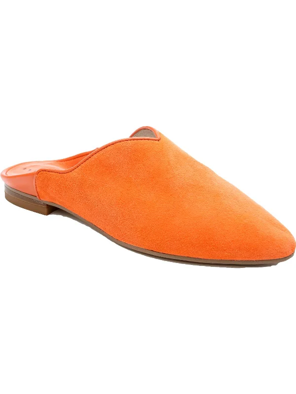 Saieda Womens Textile Slip On Mules