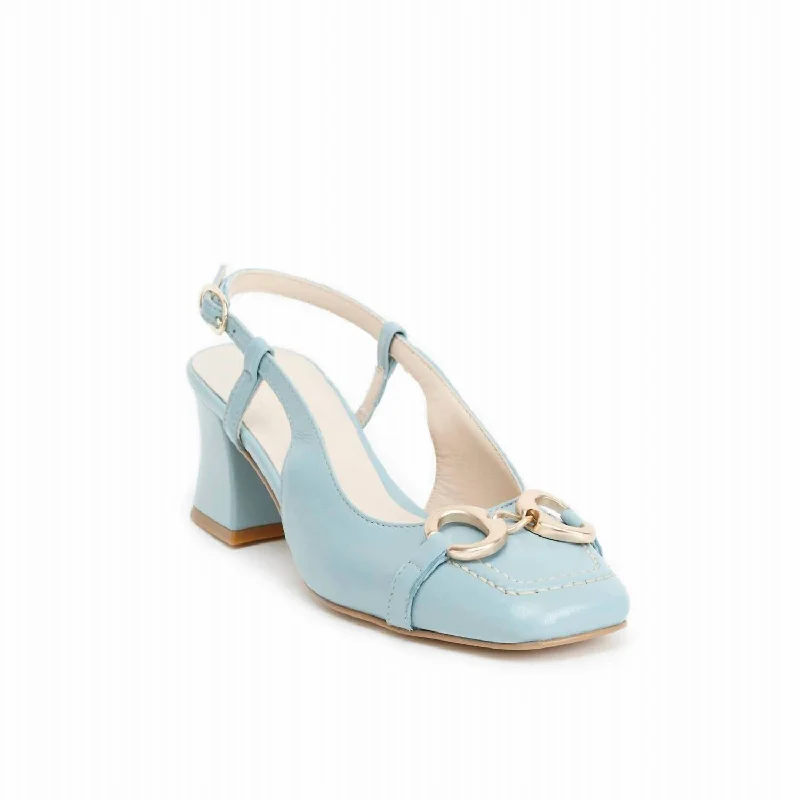 Women's Casoria Slingback Mules In Powder Blue