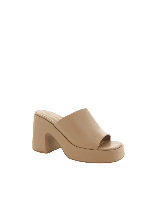 Women's Leslie Platfrom Mule In Clay